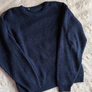 Navy Knit Sweater